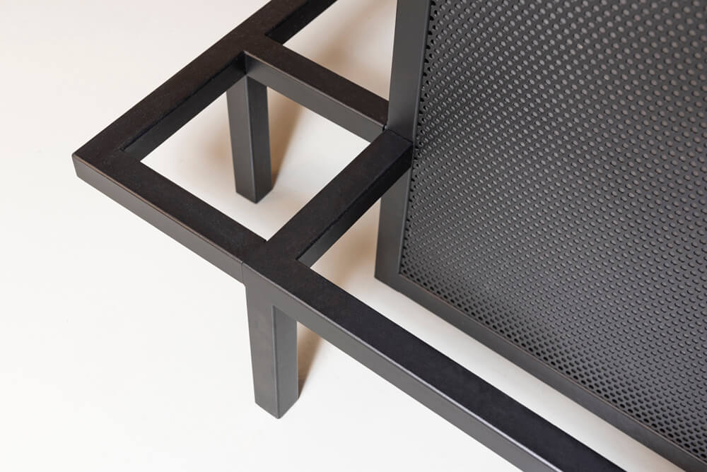 Stalen bar - eiken blad