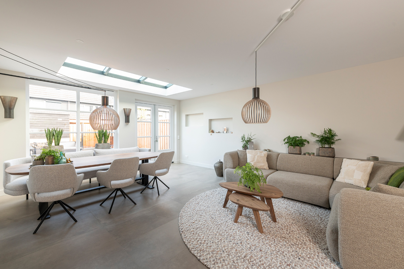 Rustiek noten organische salontafels