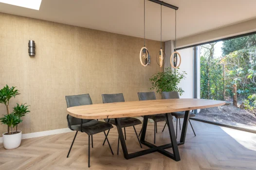 Deens ovale eiken tafel Pim