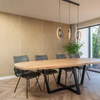 Deens ovale eiken tafel Pim
