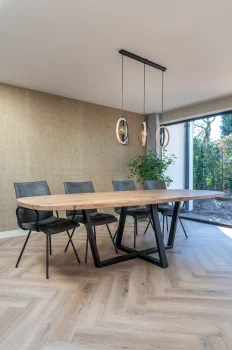 Deens ovale eiken tafel Pim