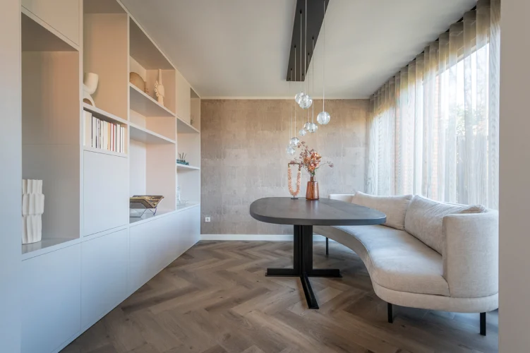Eiken Deens ovale tafel 'Ton'