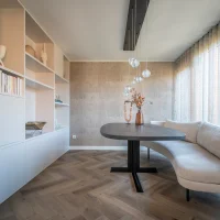 Eiken Deens ovale tafel 'Ton'