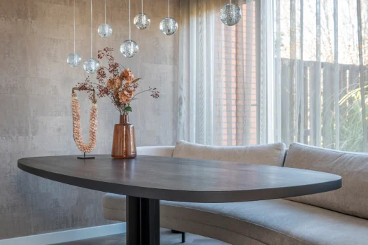 Eiken Deens ovale tafel 'Ton'