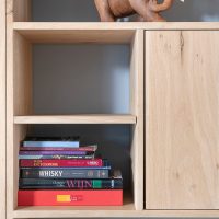 Rustiek eiken vakkenkast (6)