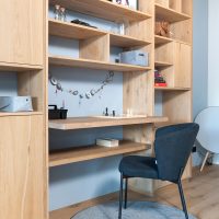 Rustiek eiken vakkenkast (6)